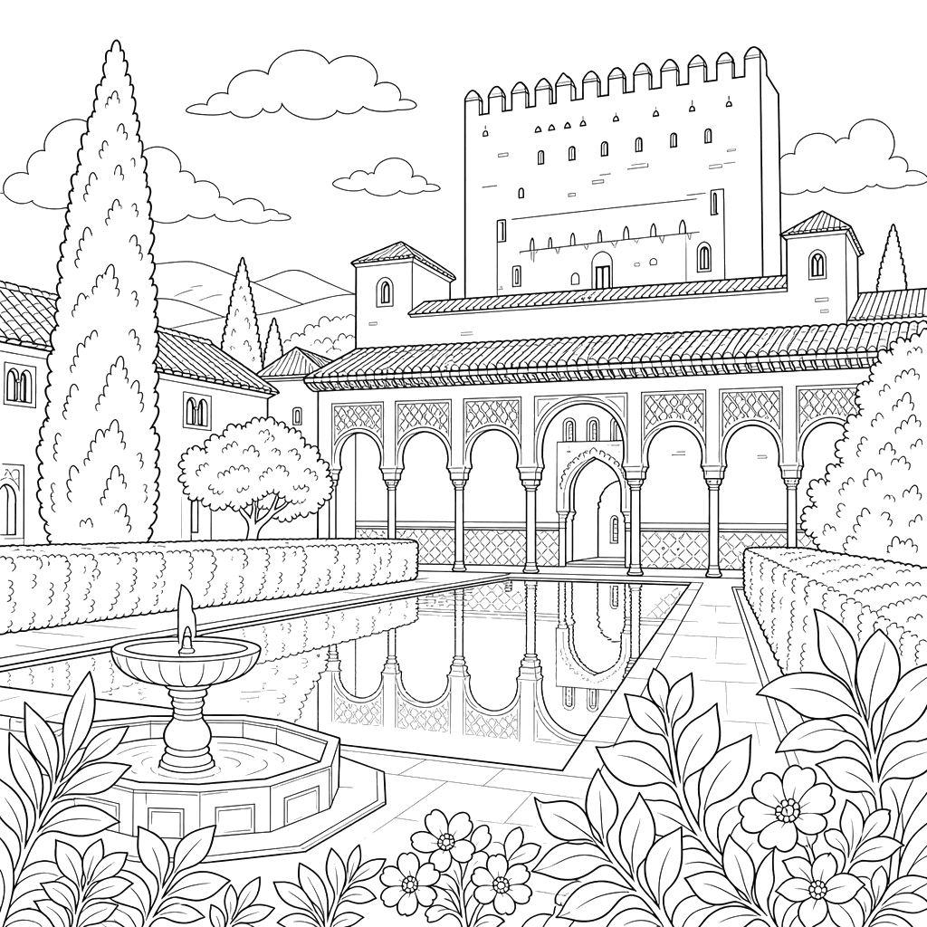 Alhambra Palace in Spain