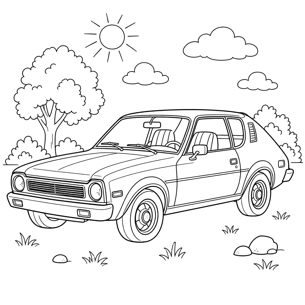 AMC Gremlin Coloring Page