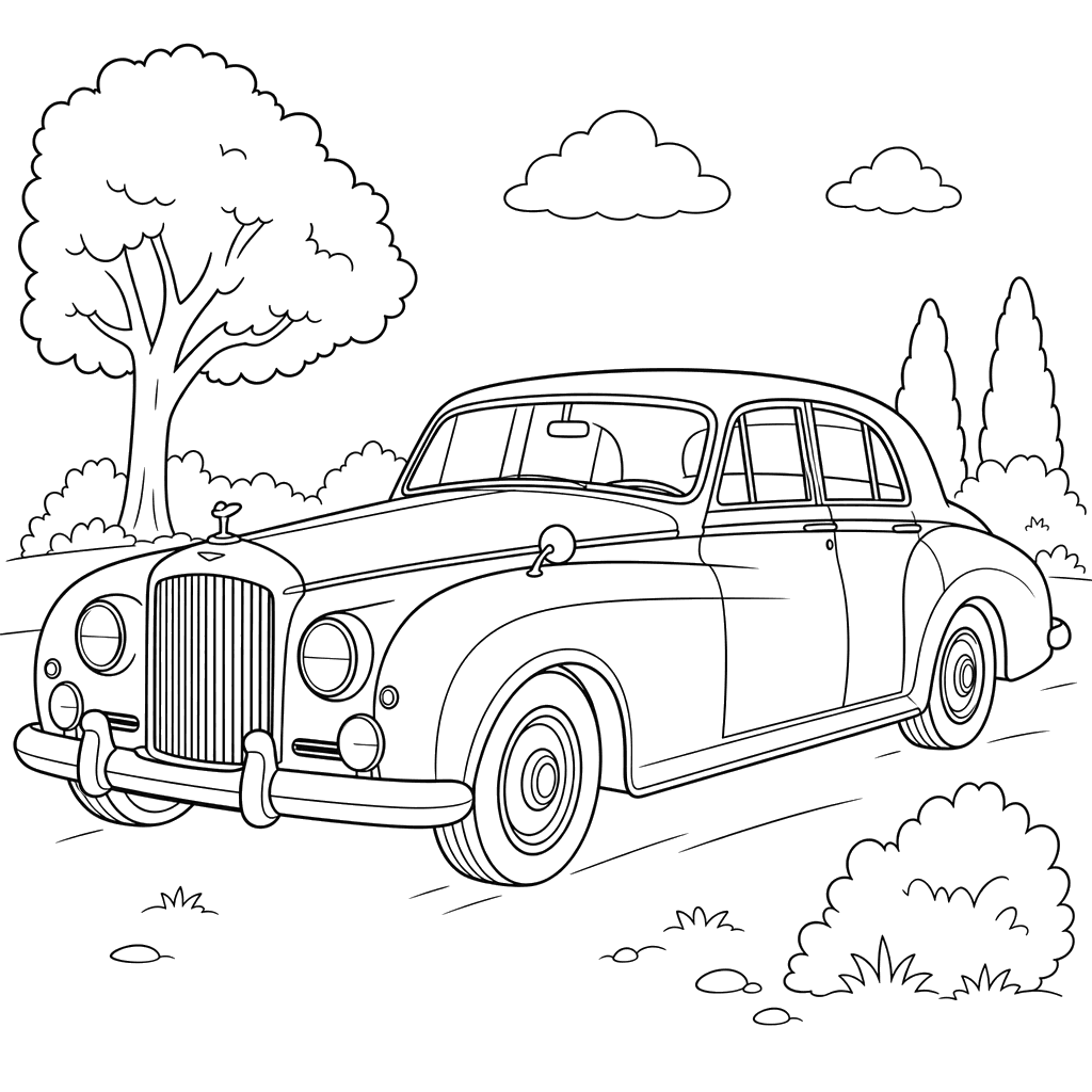 Bentley S1 Coloring Page