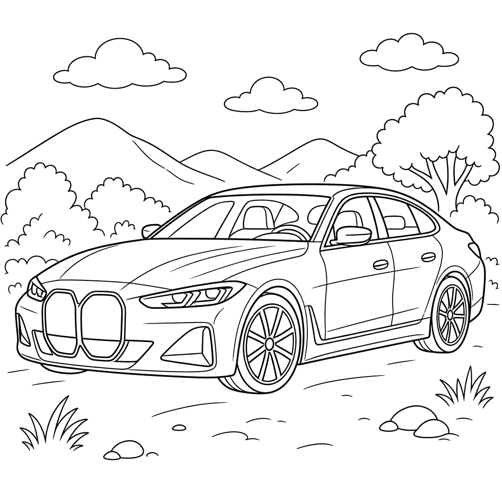 BMW i4 Electric Car