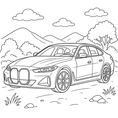 BMW i4 Electric Car