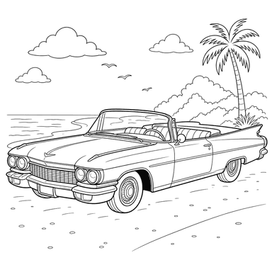 Cadillac Eldorado Coloring Page