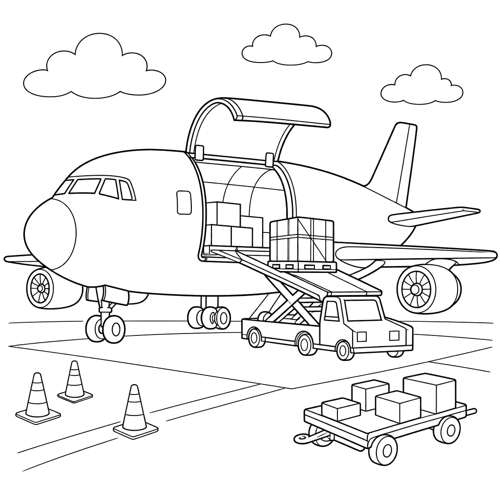 Cargo Plane at the Airport