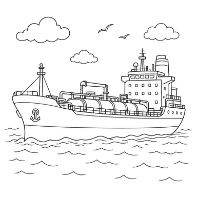 Cargo Tanker Ship