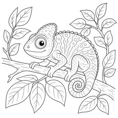 Chameleon on a Branch
