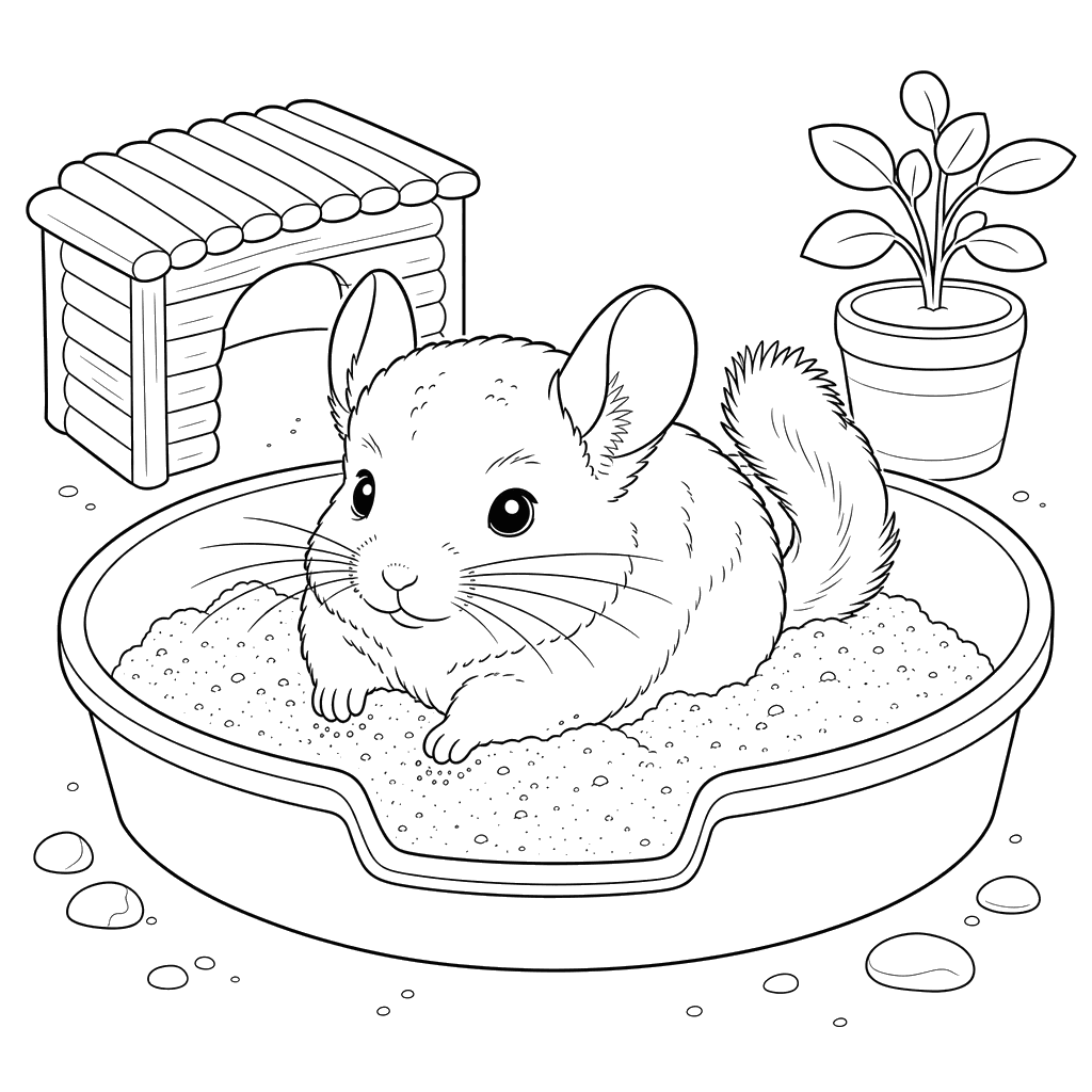 Chinchilla Sand Bath