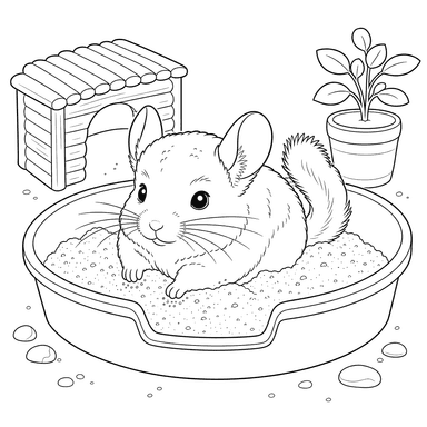 Chinchilla Sand Bath