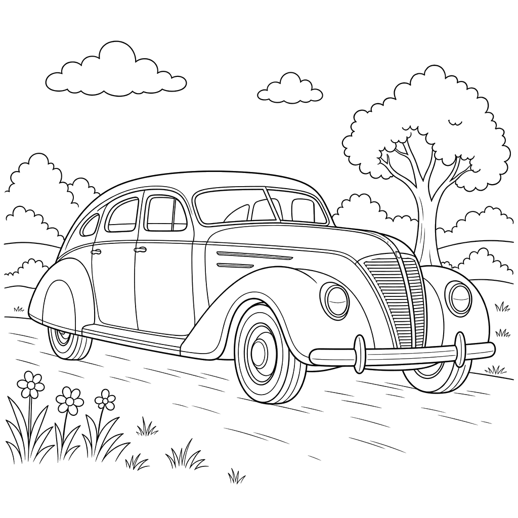 Chrysler Airflow Coloring Page