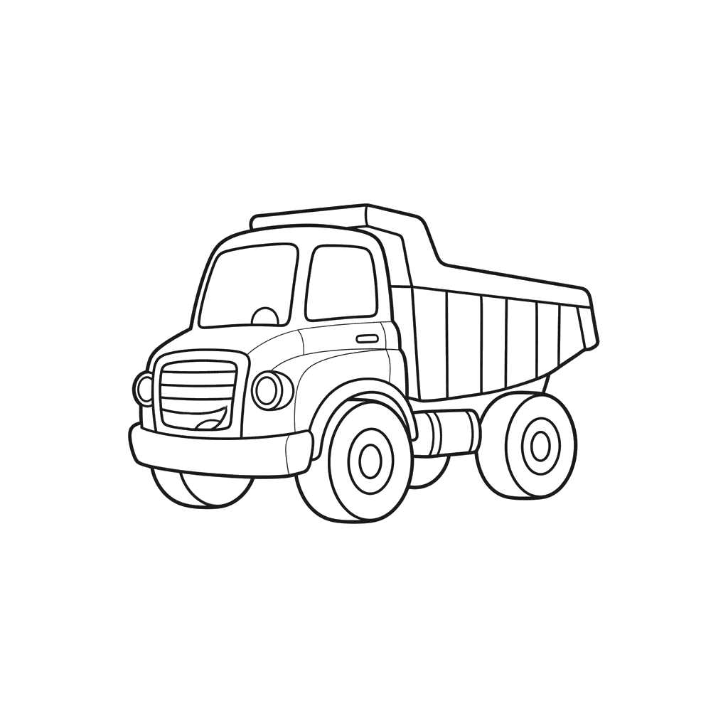 Truck Coloring Page