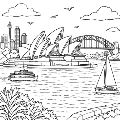 Sydney Opera House, Australia, by the Water