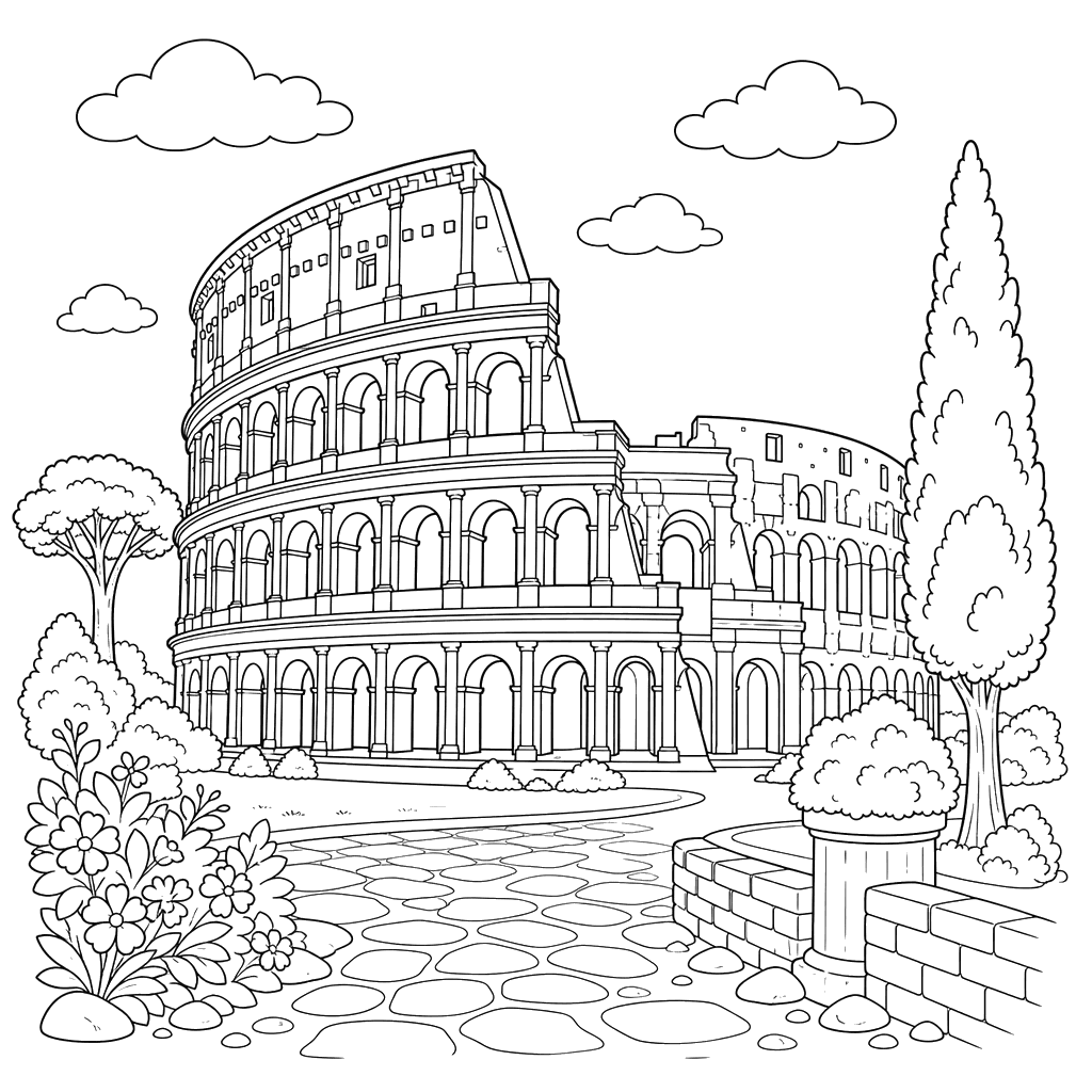 Colosseum in Italy