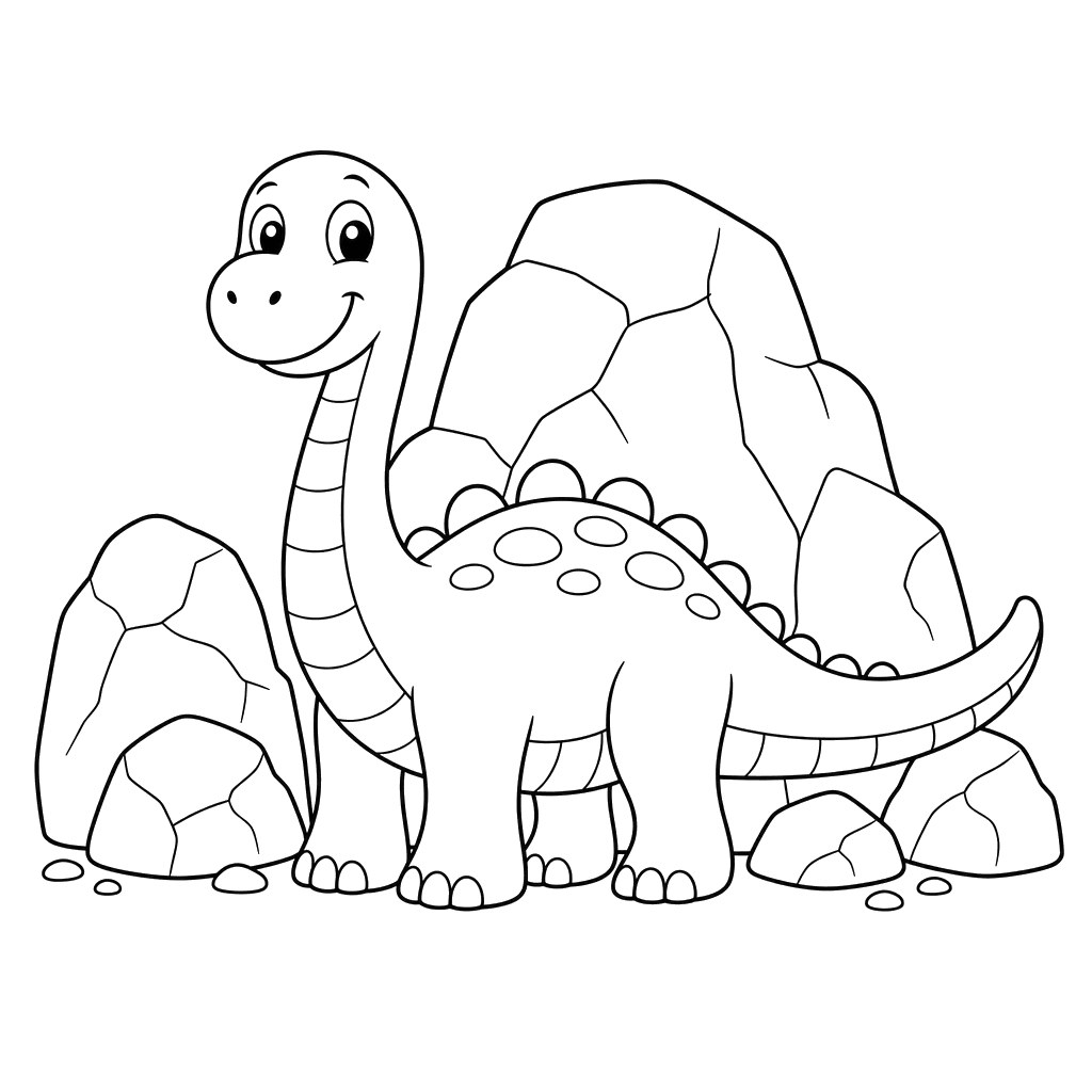 Dinosaur Coloring Page