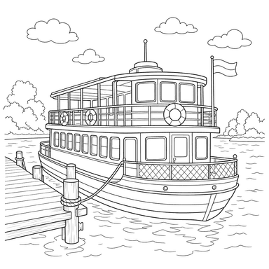 Double-Decker River Boat