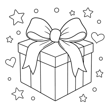 Gift Box with Big Bow