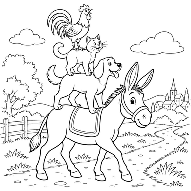 Bremen Town Musicians on the Road