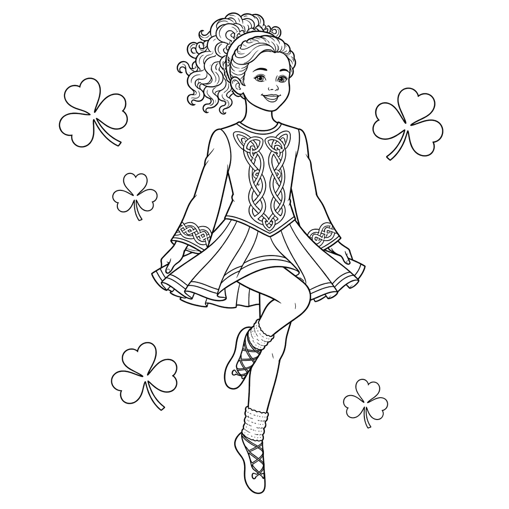 Irish Dancing Girl