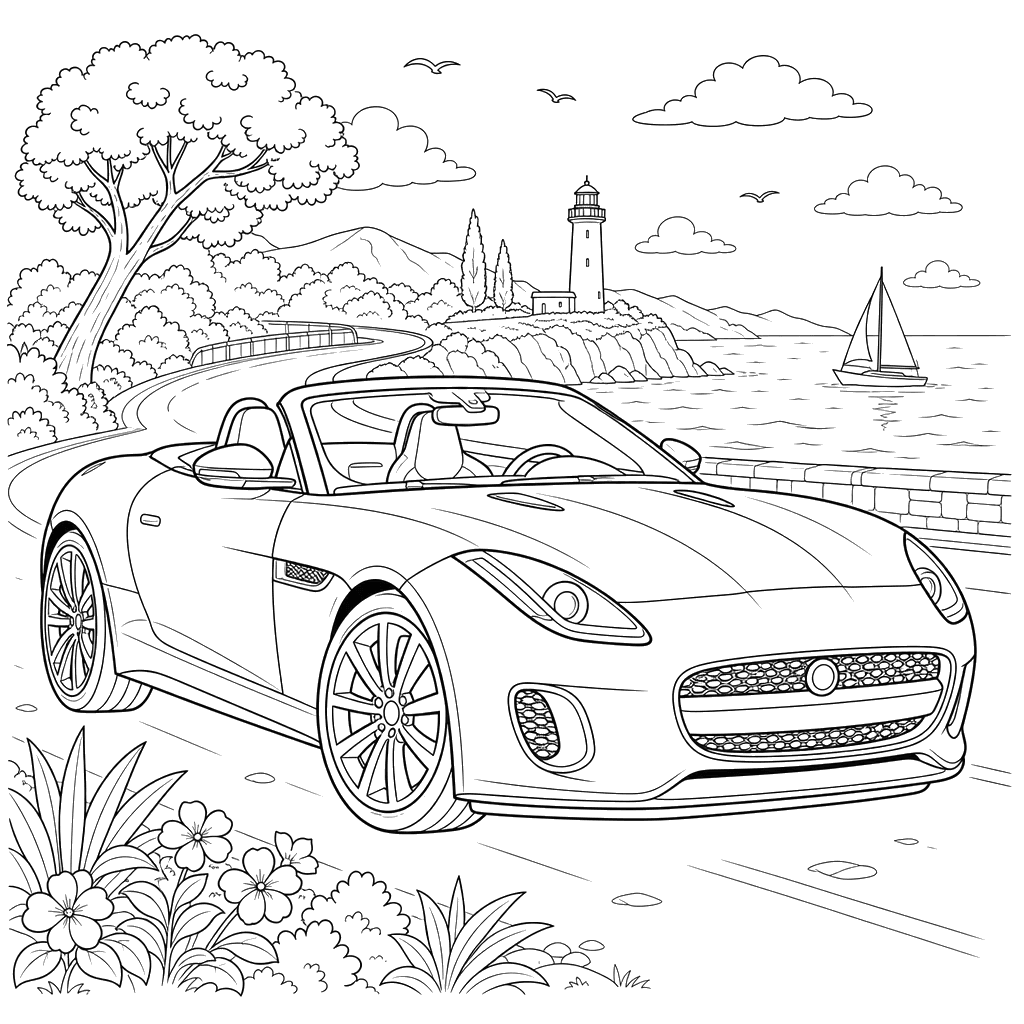 Jaguar F-Type Sports Car
