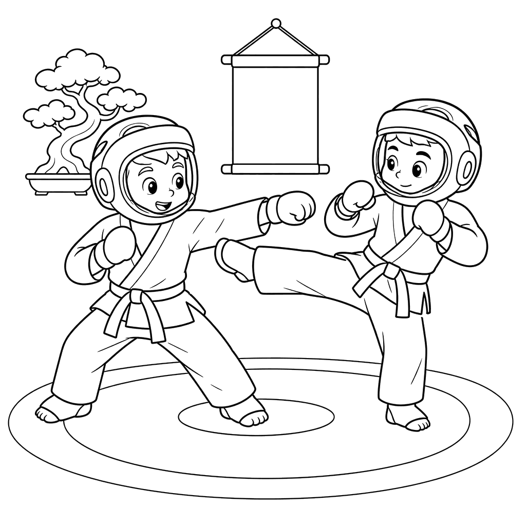 Kudo Coloring Page
