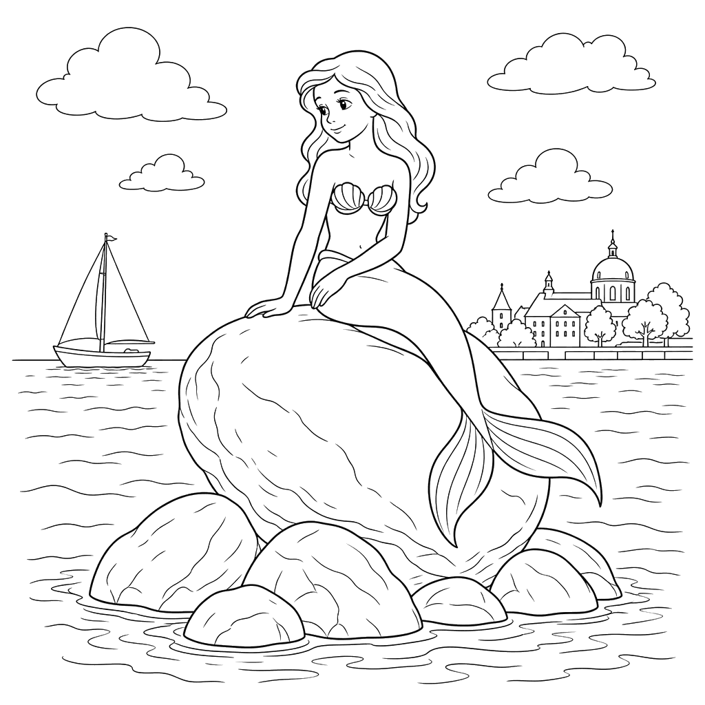 Little Mermaid Statue