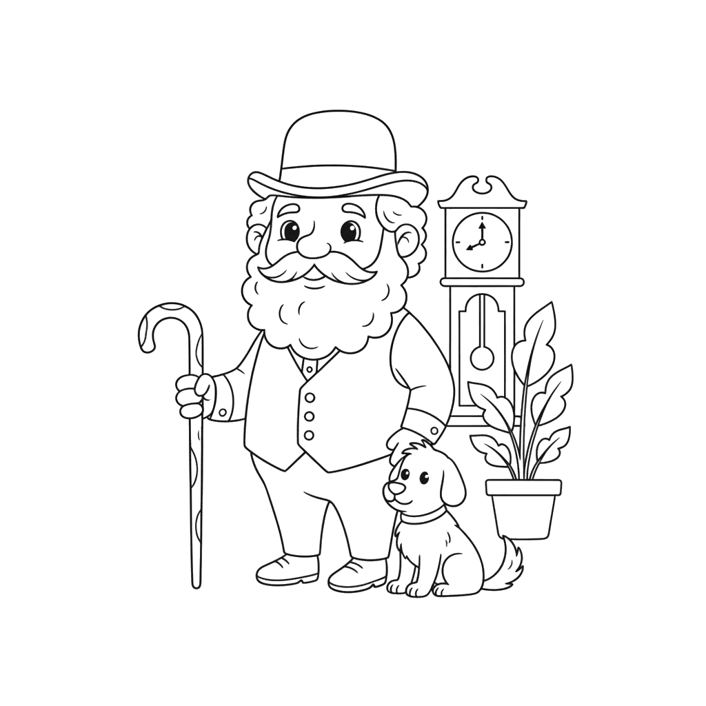 Friendly Man with a Beard