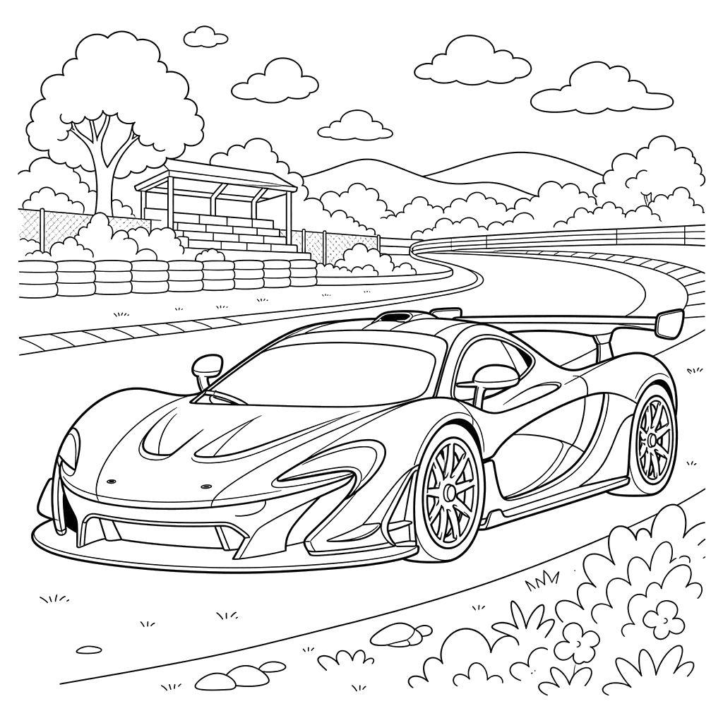 McLaren P1 GTR Supercar