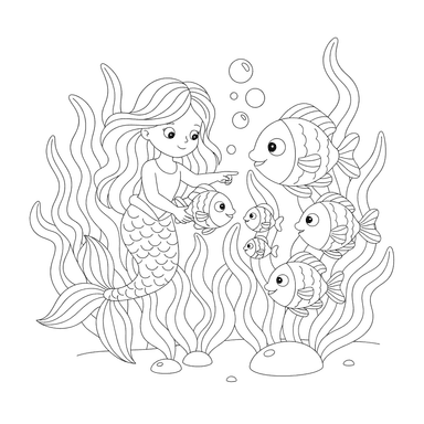 Mermaid Helps Fish Find Family
