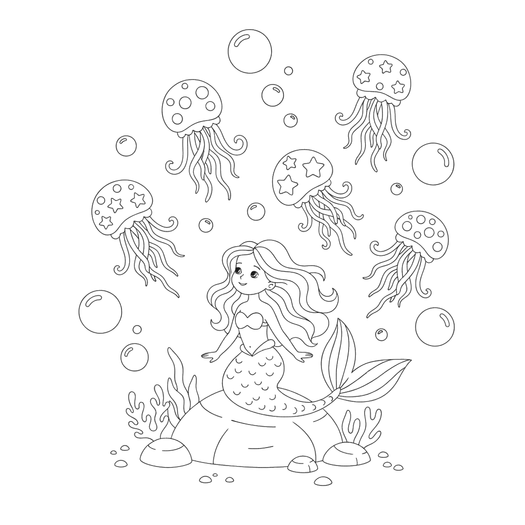 Little Mermaid & Dancing Jellyfish