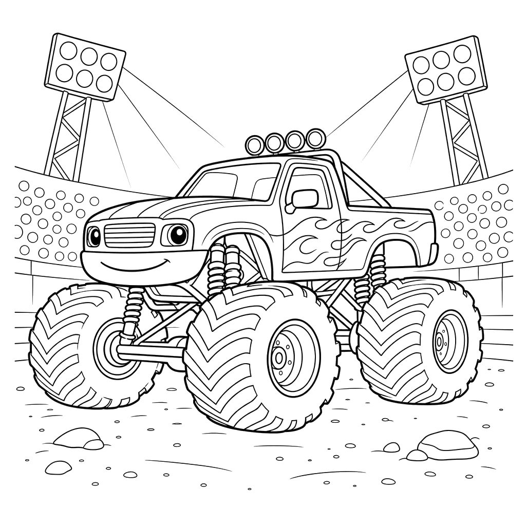 Monster Truck on Arena