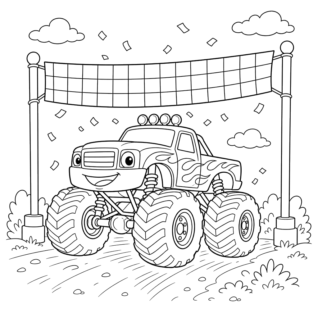 Monster Truck Finish Line