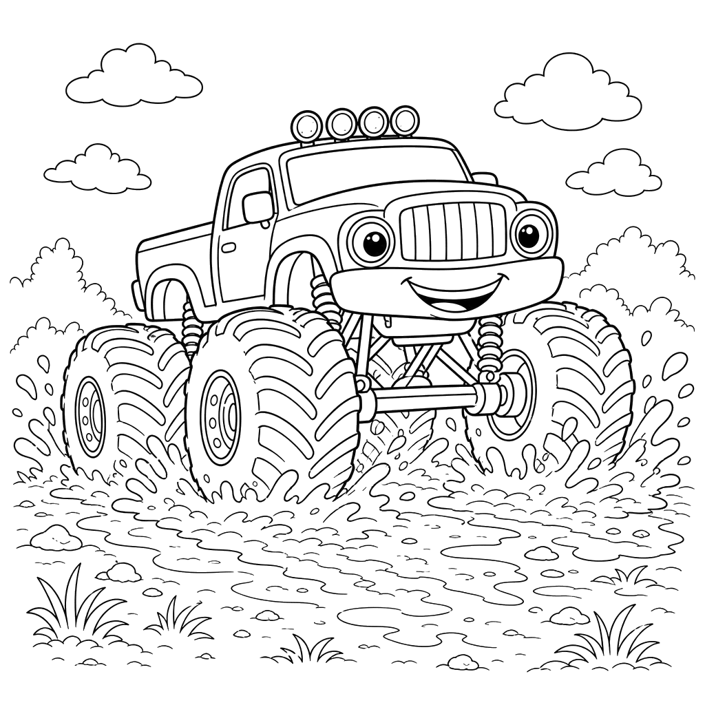 Monster Truck in Mud