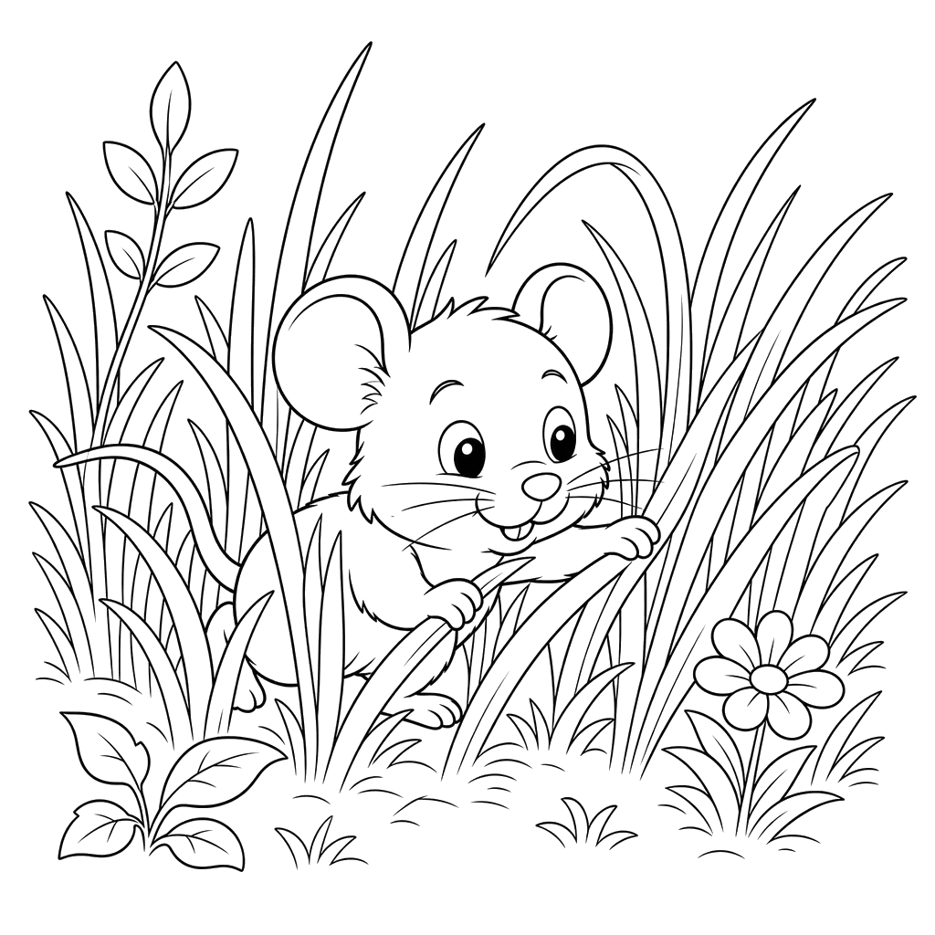 Little Mouse in the Thick Grass