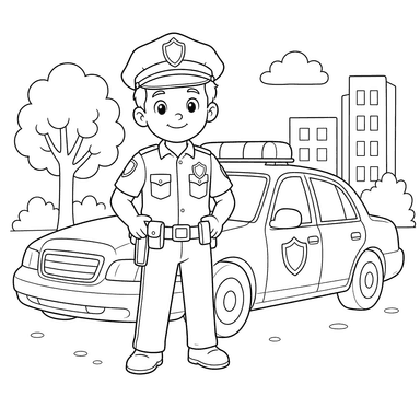 Friendly Police Officer
