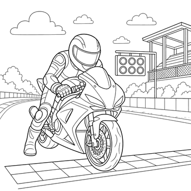 Racing Motorcycle