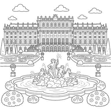 Schonbrunn Palace in Austria