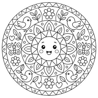 Simple Geometric Mandala