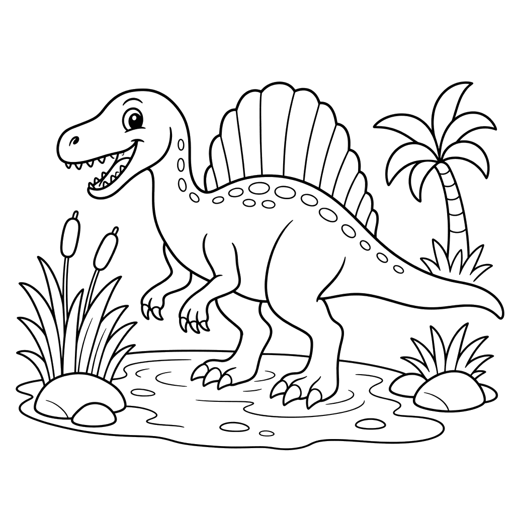 Spinosaurus at the Swamp