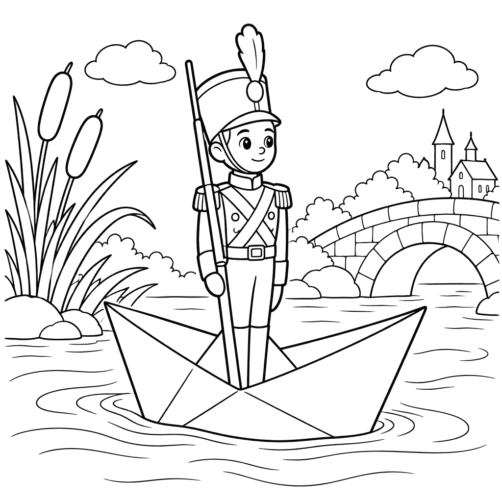 The Steadfast Tin Soldier in a Paper Boat