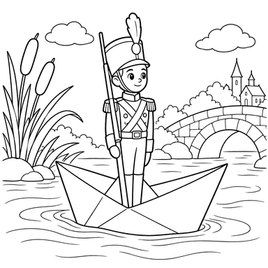 The Steadfast Tin Soldier in a Paper Boat