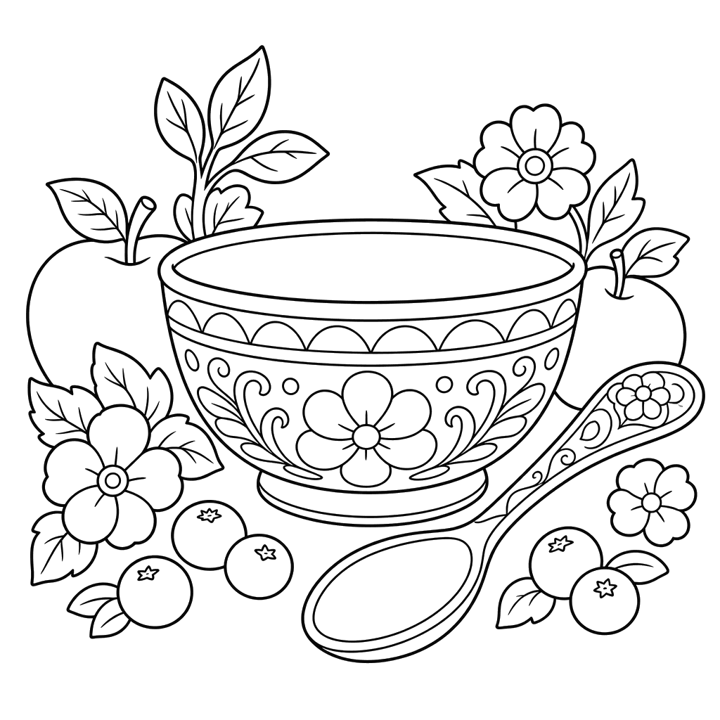 Still life: Bowl and Spoon