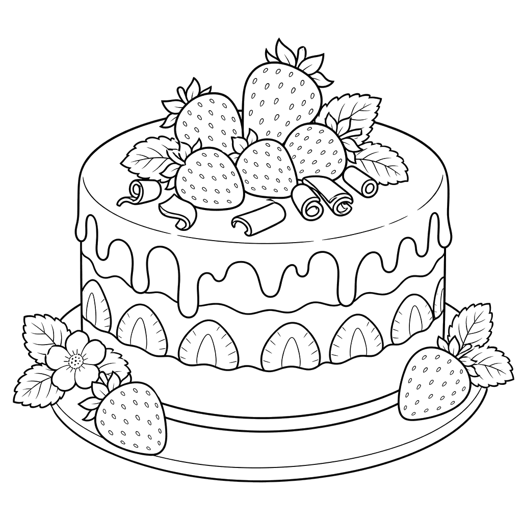 Strawberry Chocolate Cake