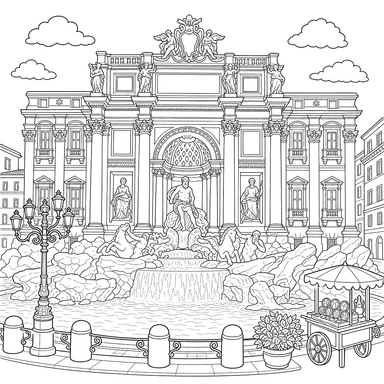 Trevi Fountain in Rome
