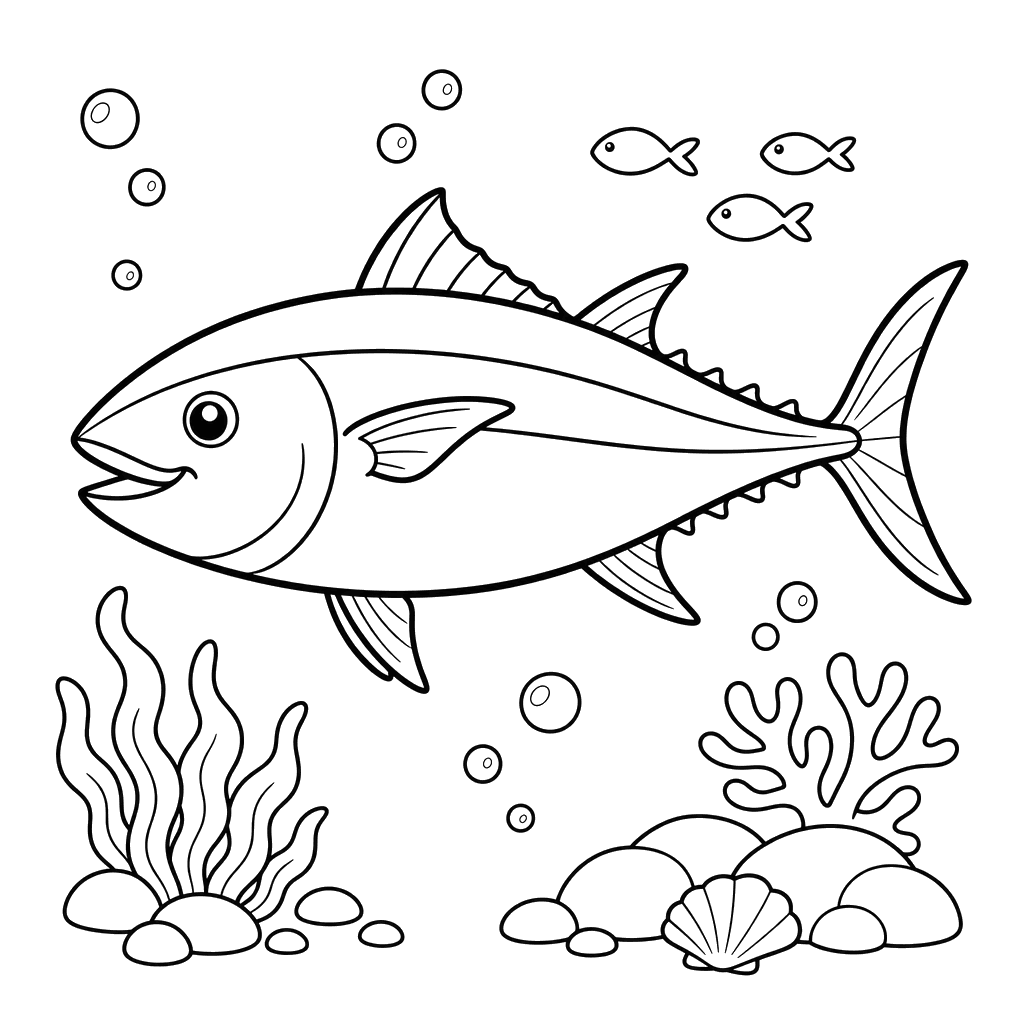 Tuna in the Open Sea