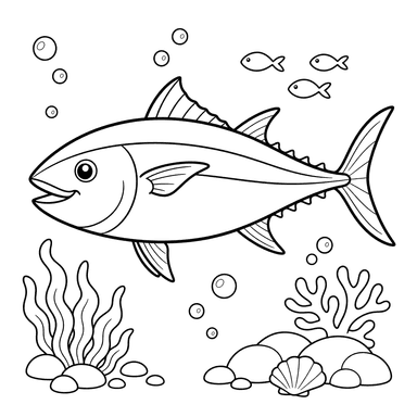 Tuna in the Open Sea