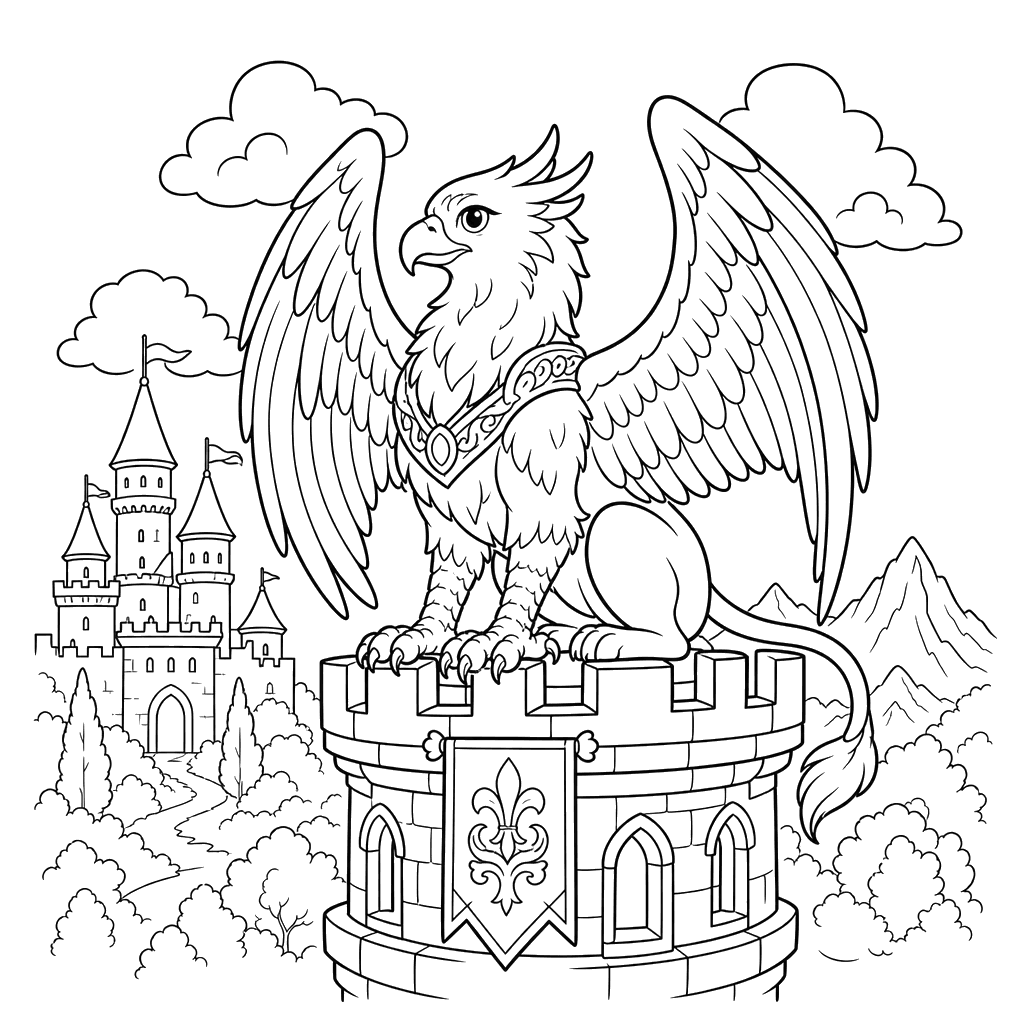 Griffin on a Watchtower