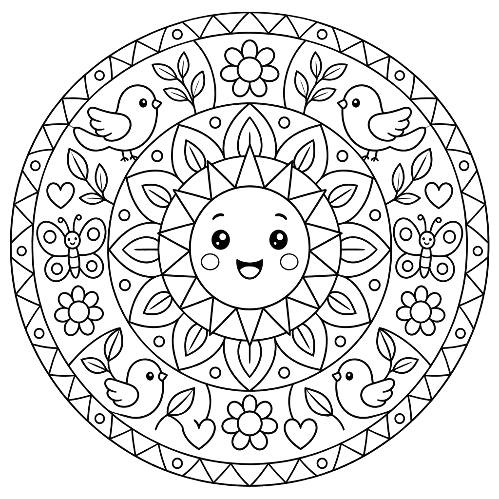 Simple Geometric Mandala