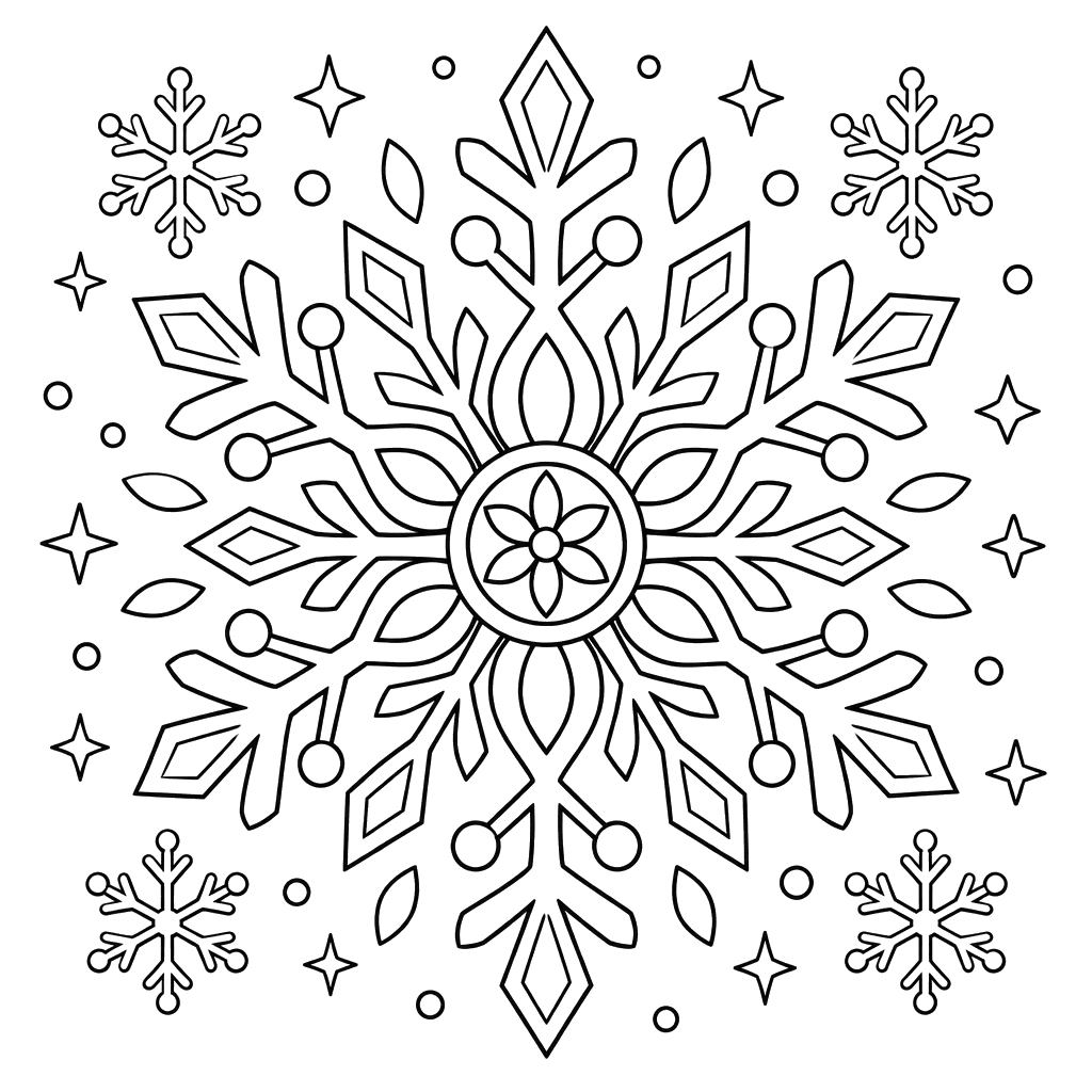 Snowflake Mandala