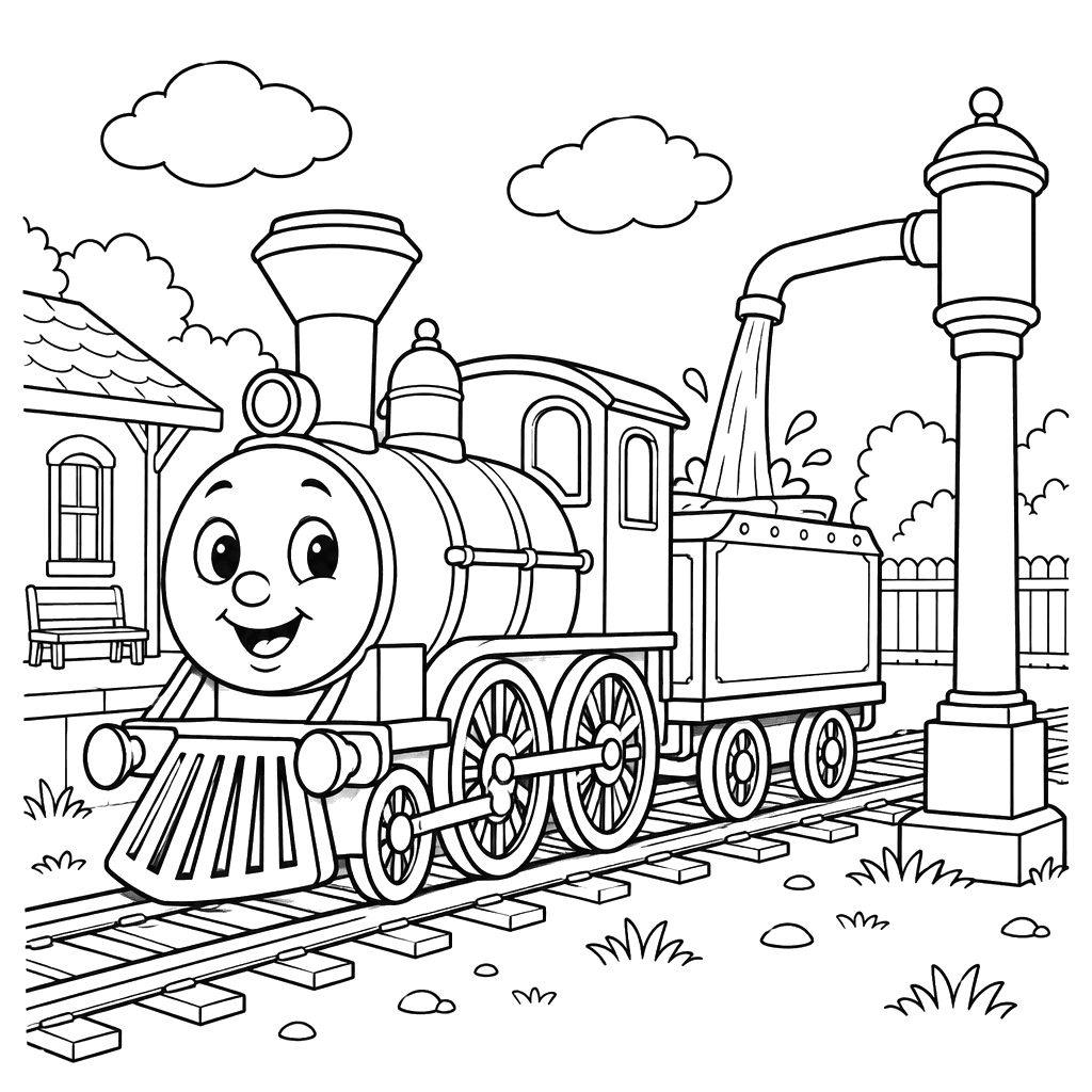 Train Filling with Water